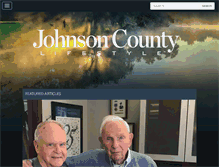 Tablet Screenshot of johnsoncountylifestyle.com